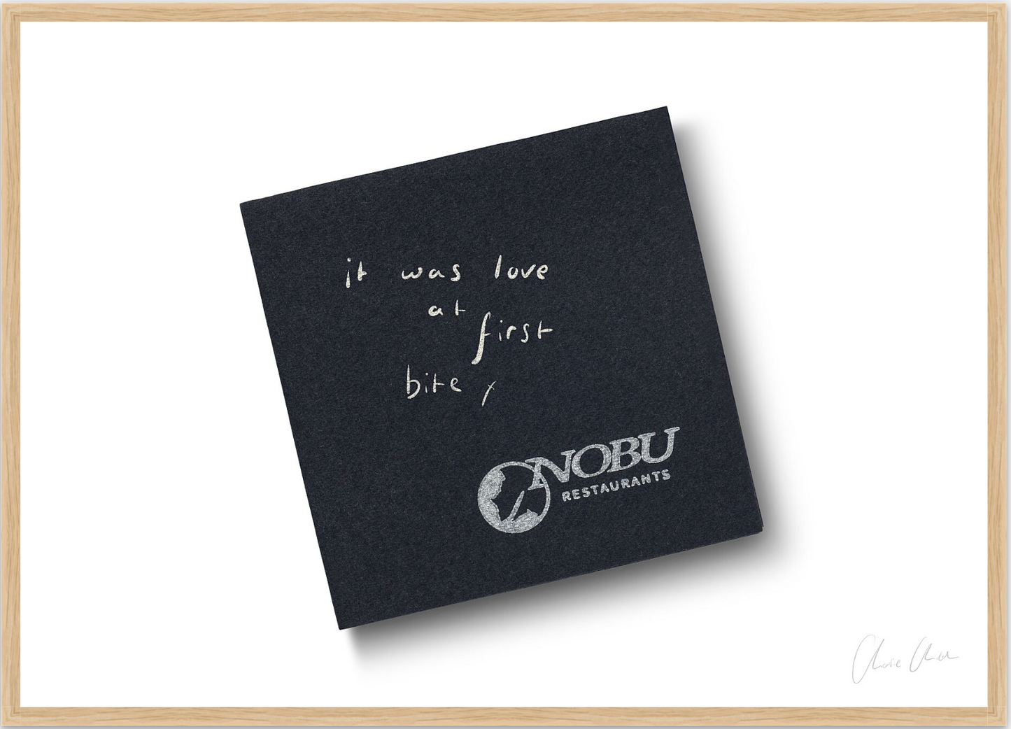 Napkin at Nobu
