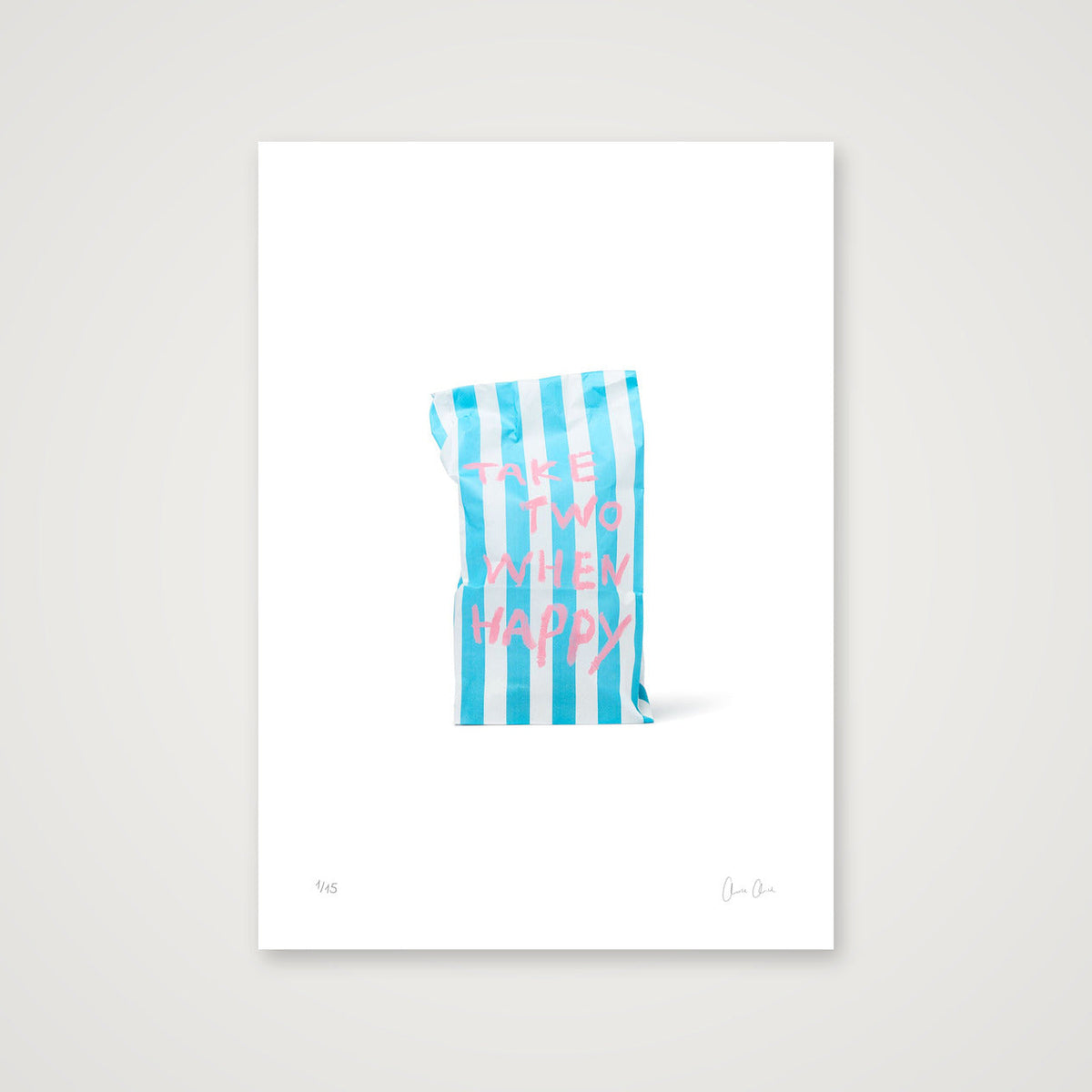 Take two - limited edition — 42×59cm, 17×23" Print only