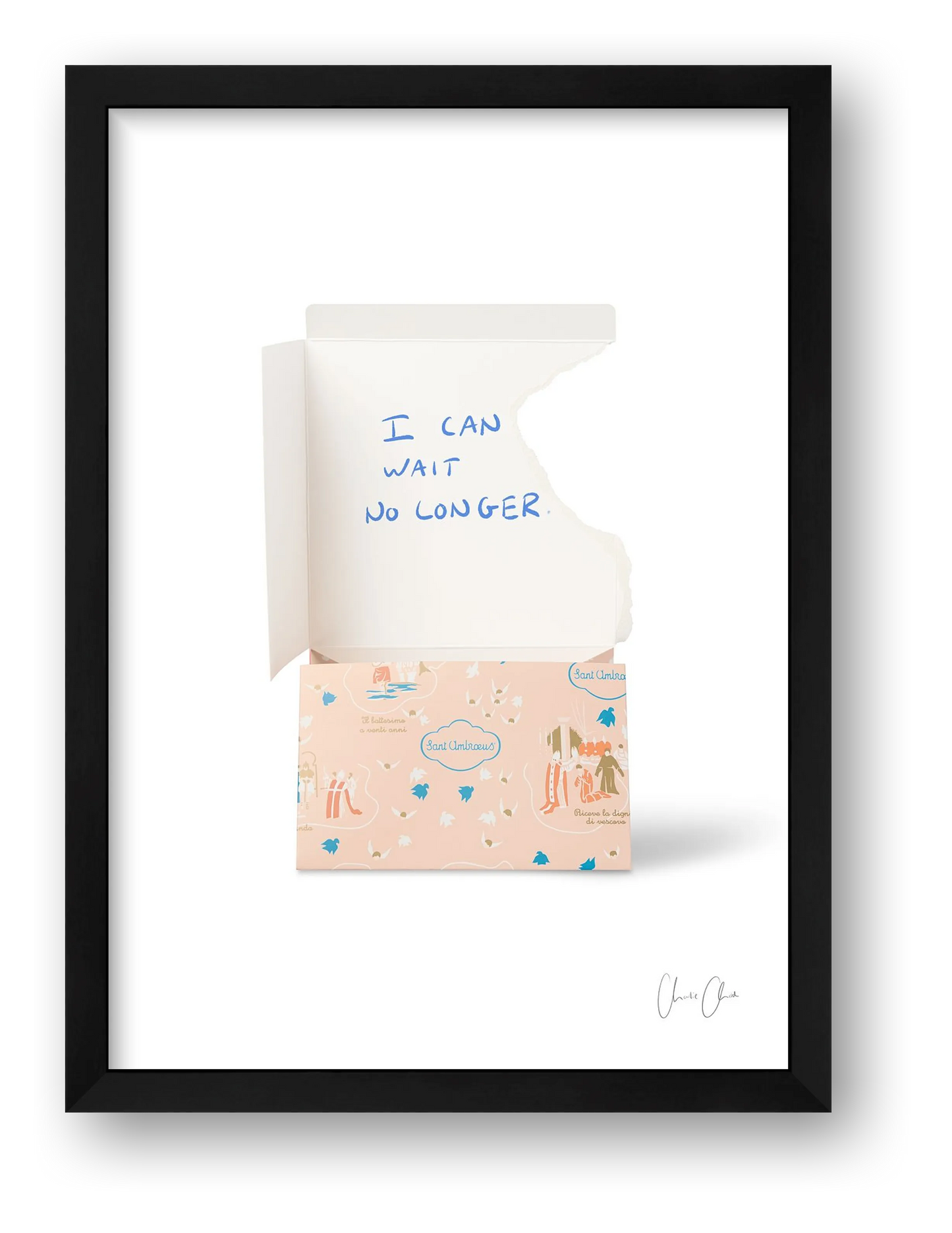 Cakebox at Sant Ambroeus — framed