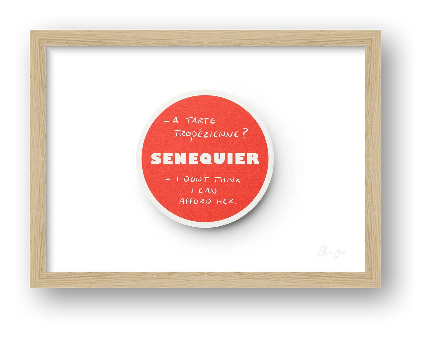 Senequier i — framed