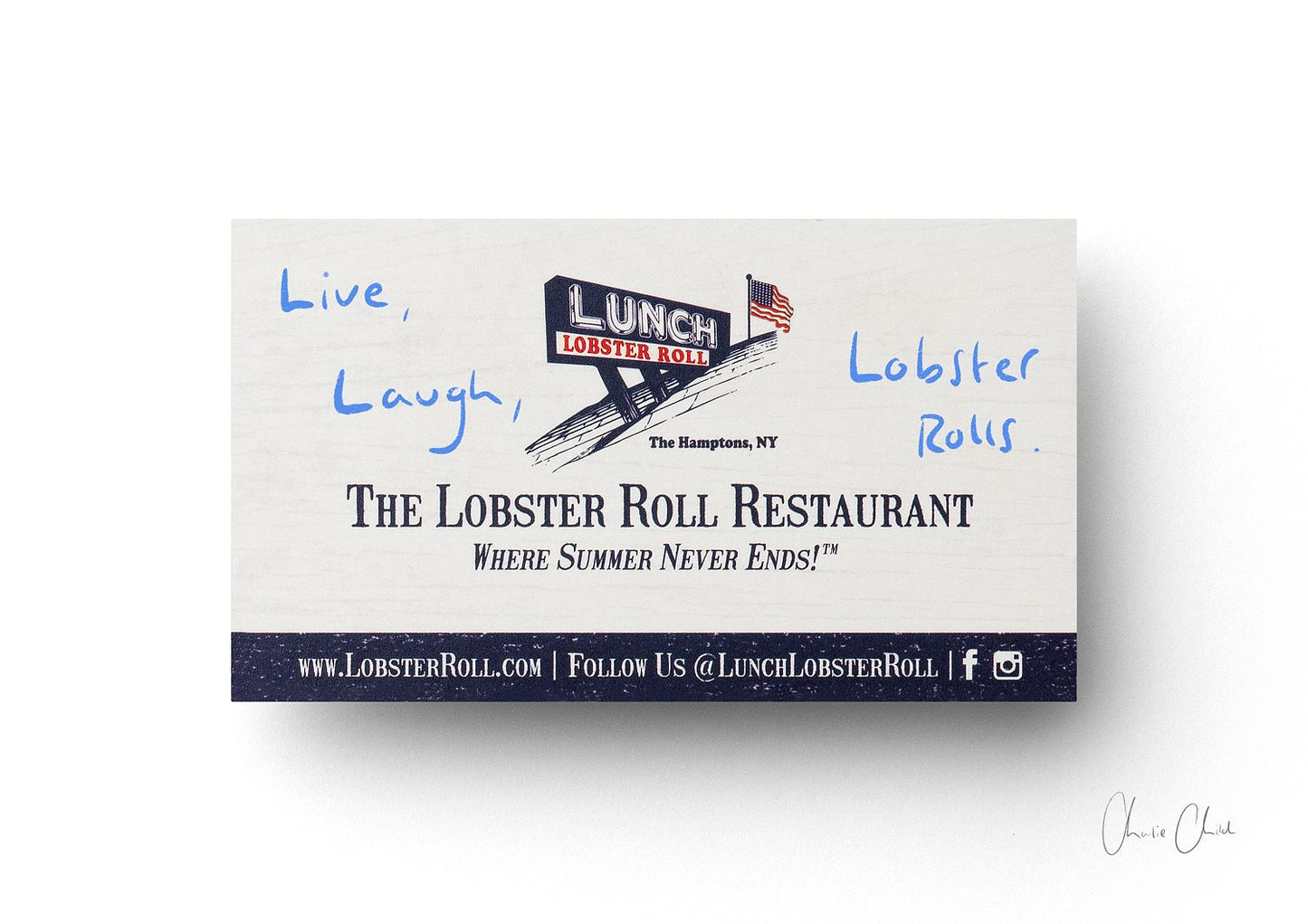 Card at Lunch's