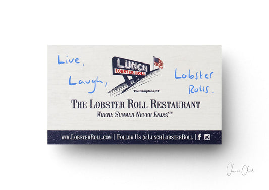 Card at Lunch's