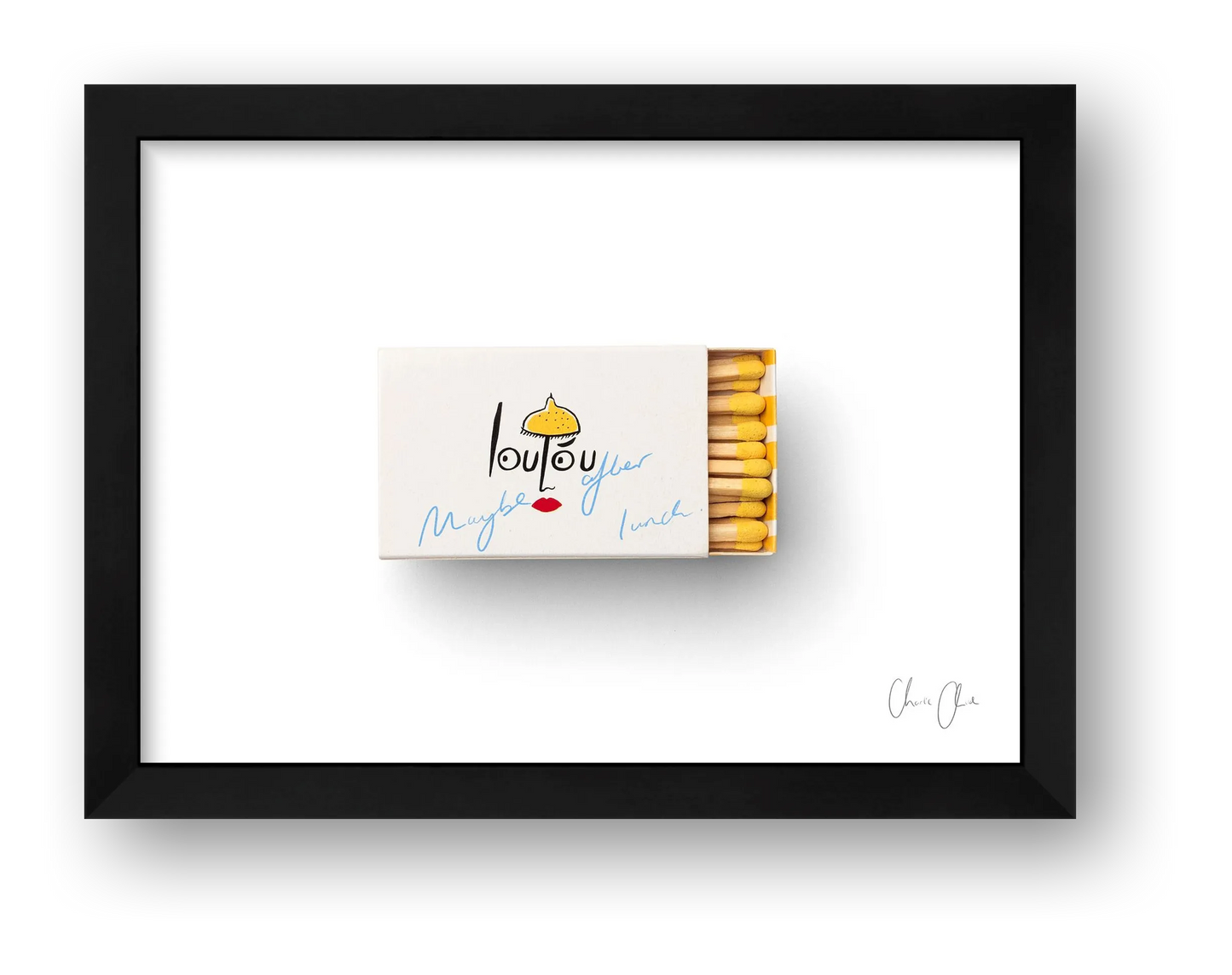 Matchbox at Loulou — framed
