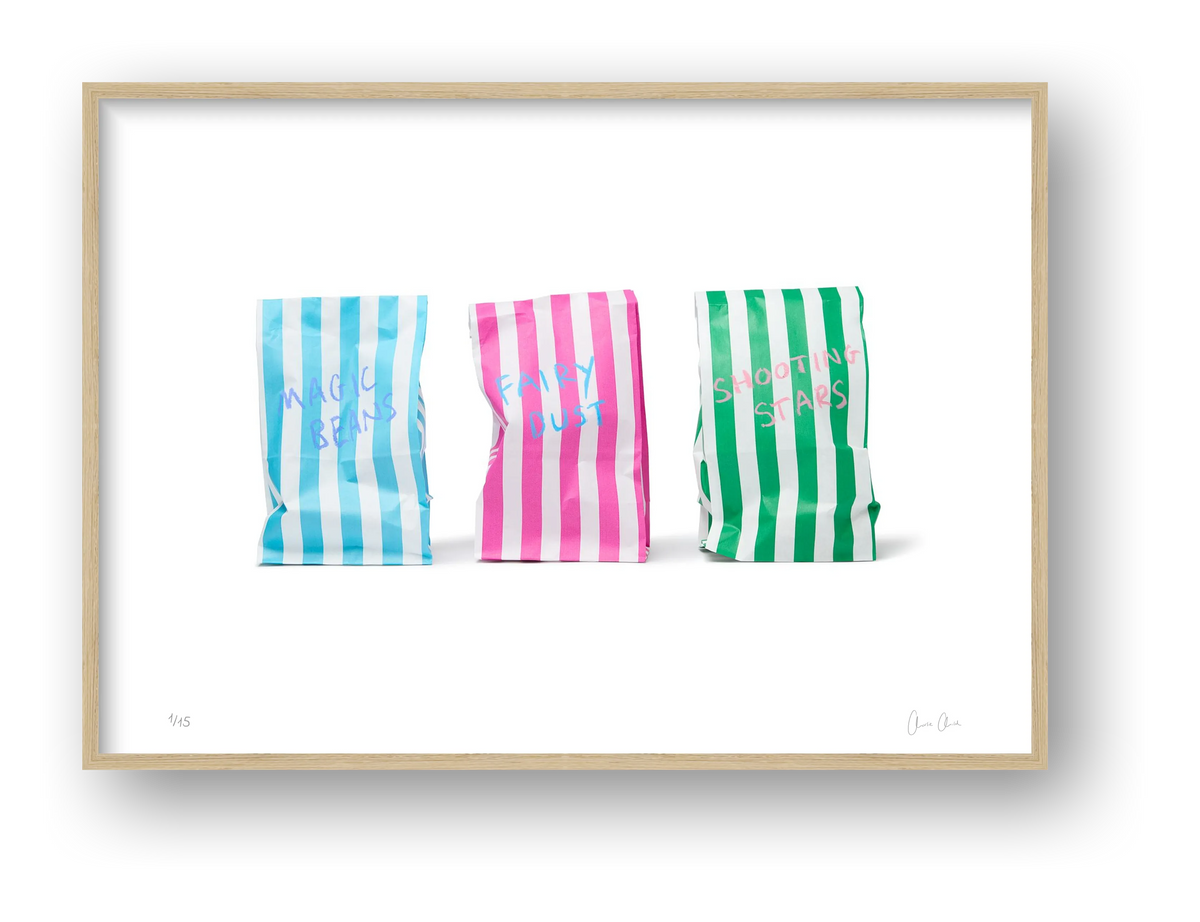 Magic beans - A1 — framed