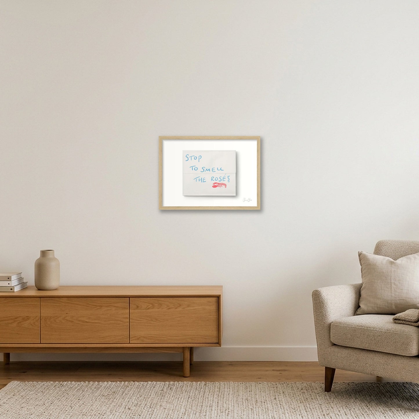 Bag at Duryea's — A3 (42×30cm, 17×12") Oak Frame