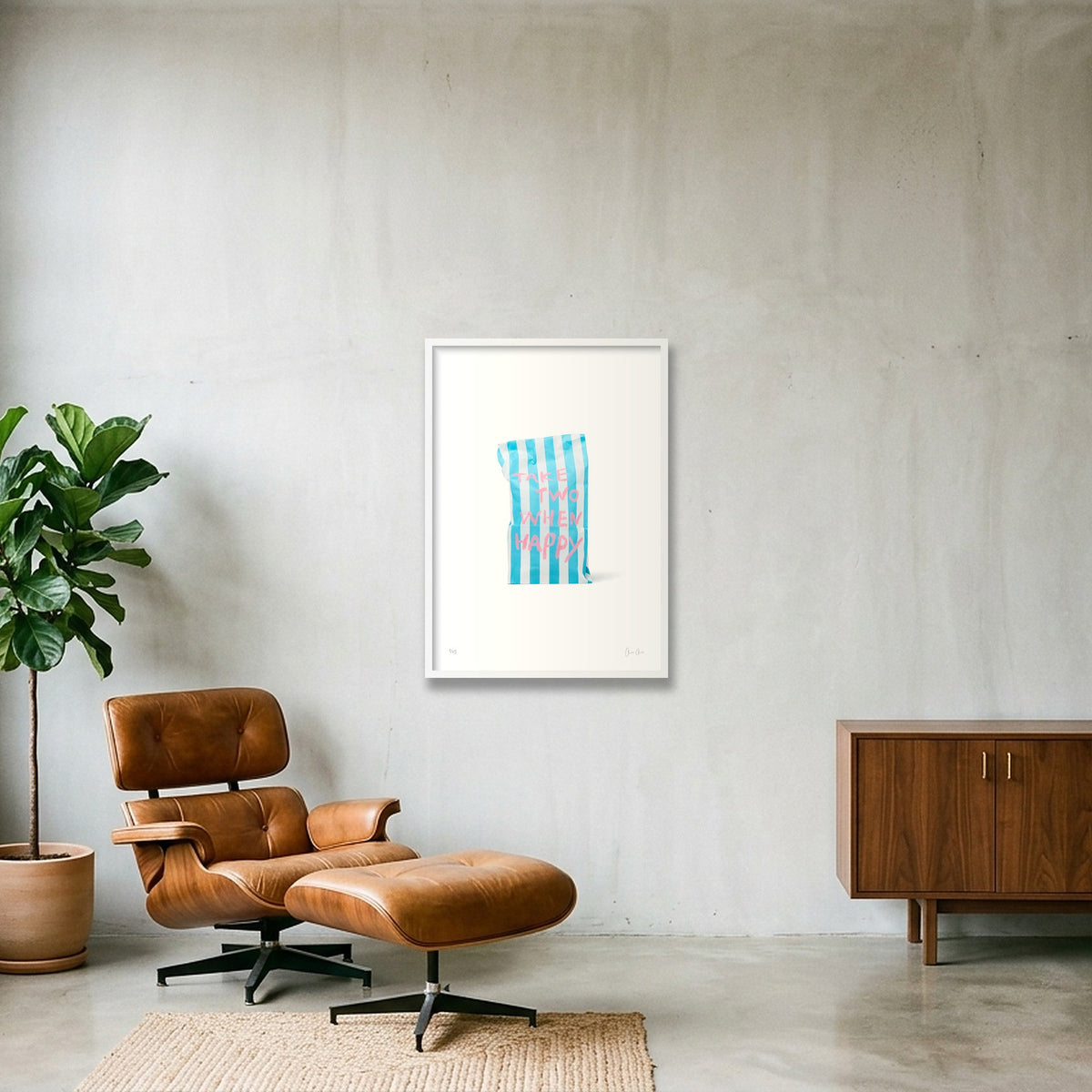 Take two - limited edition — 59×84cm, 23×33" White Frame
