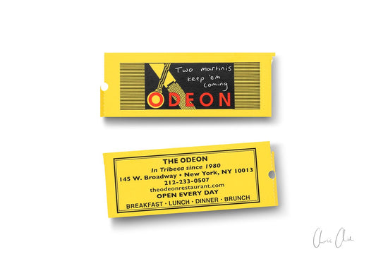 Ticket stubs at Odeon ii
