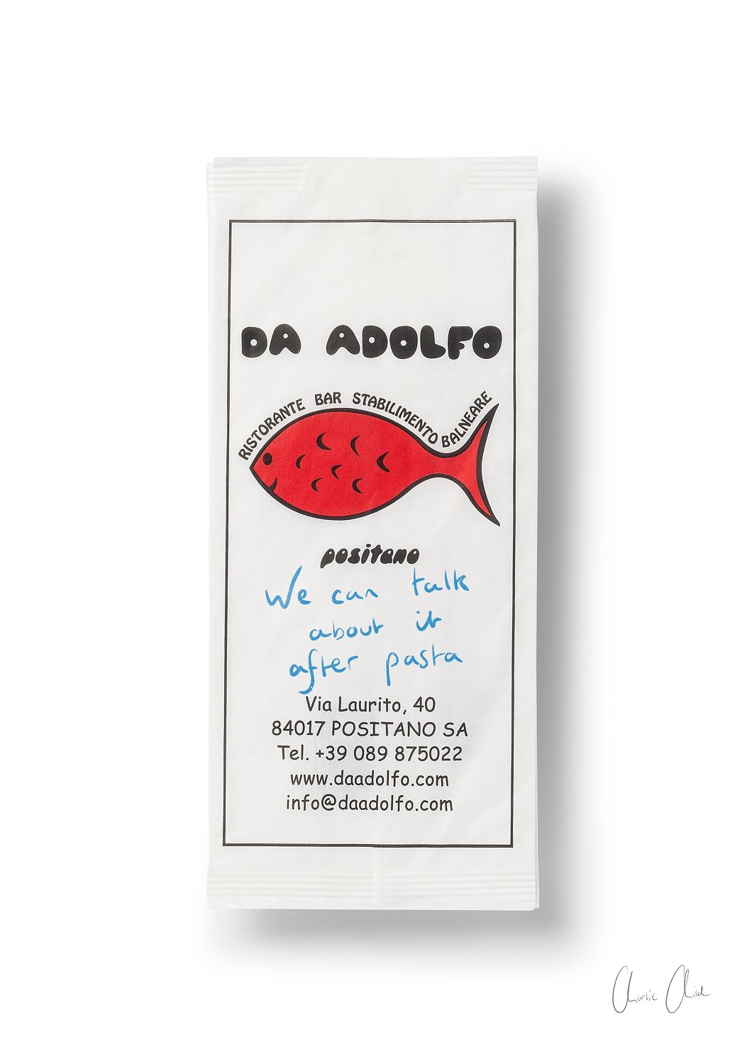 Paper at Da Adolfo