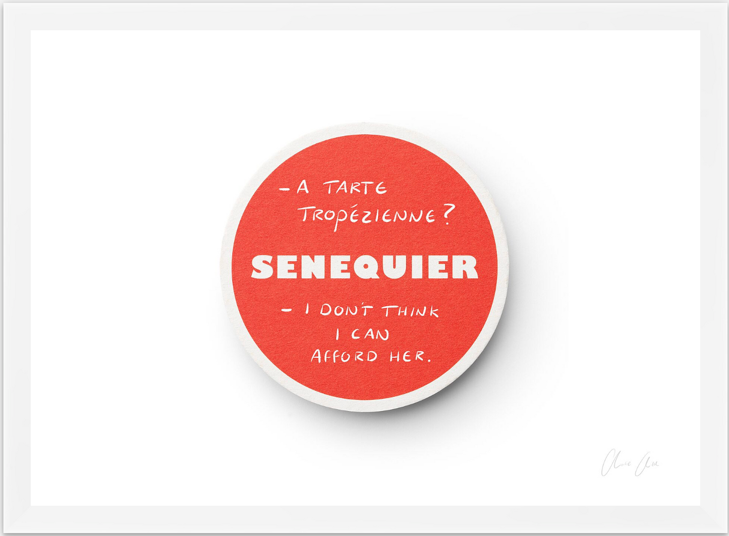 Coaster at Senequier i