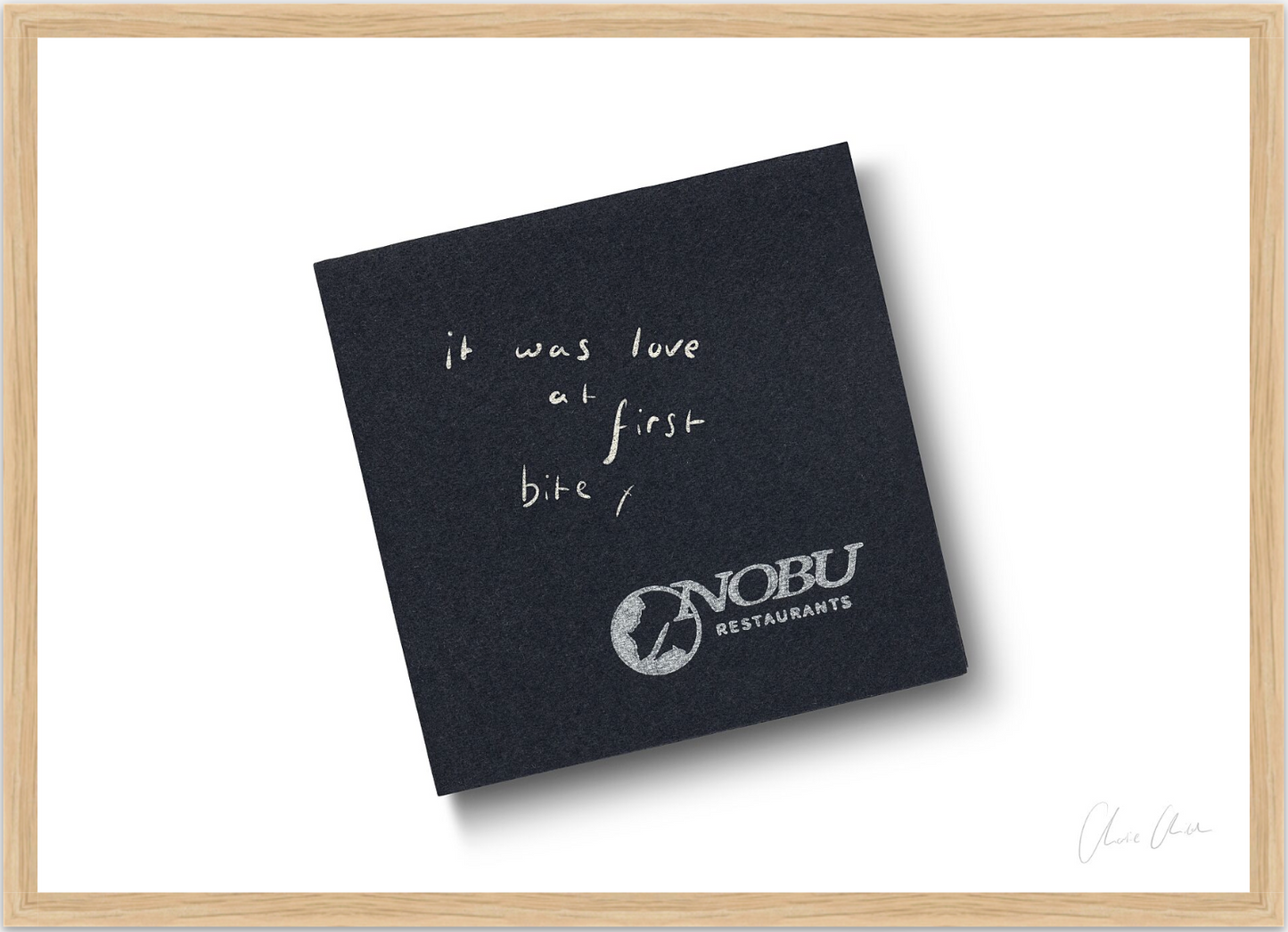 Napkin at Nobu