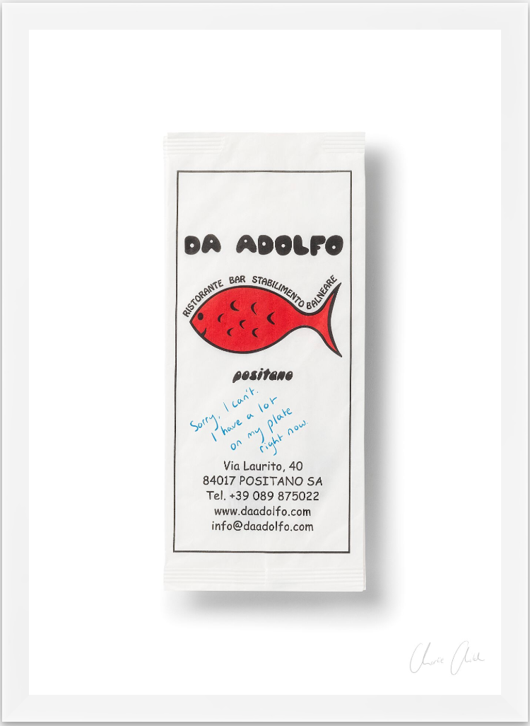 Paper at Da Adolfo i