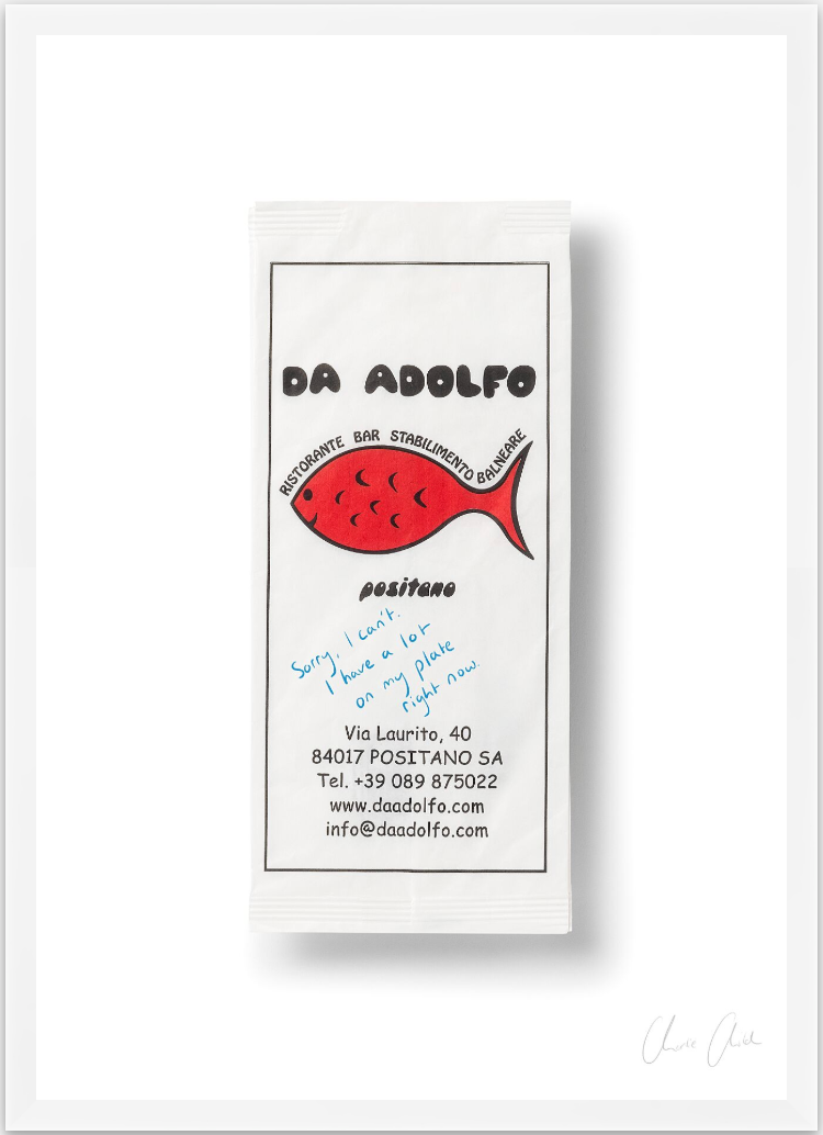 Paper at Da Adolfo i