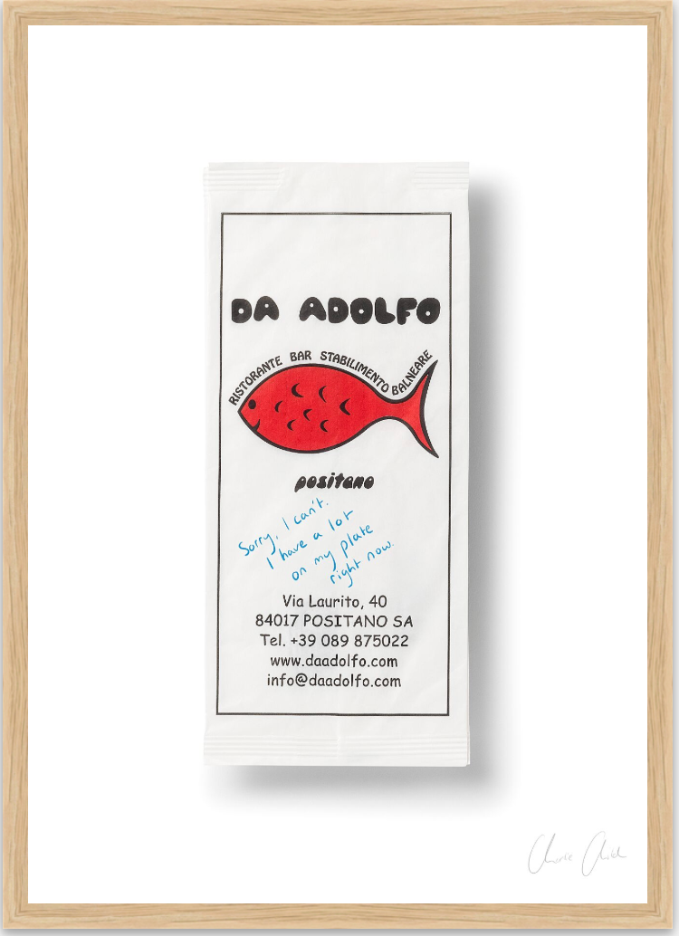 Paper at Da Adolfo i