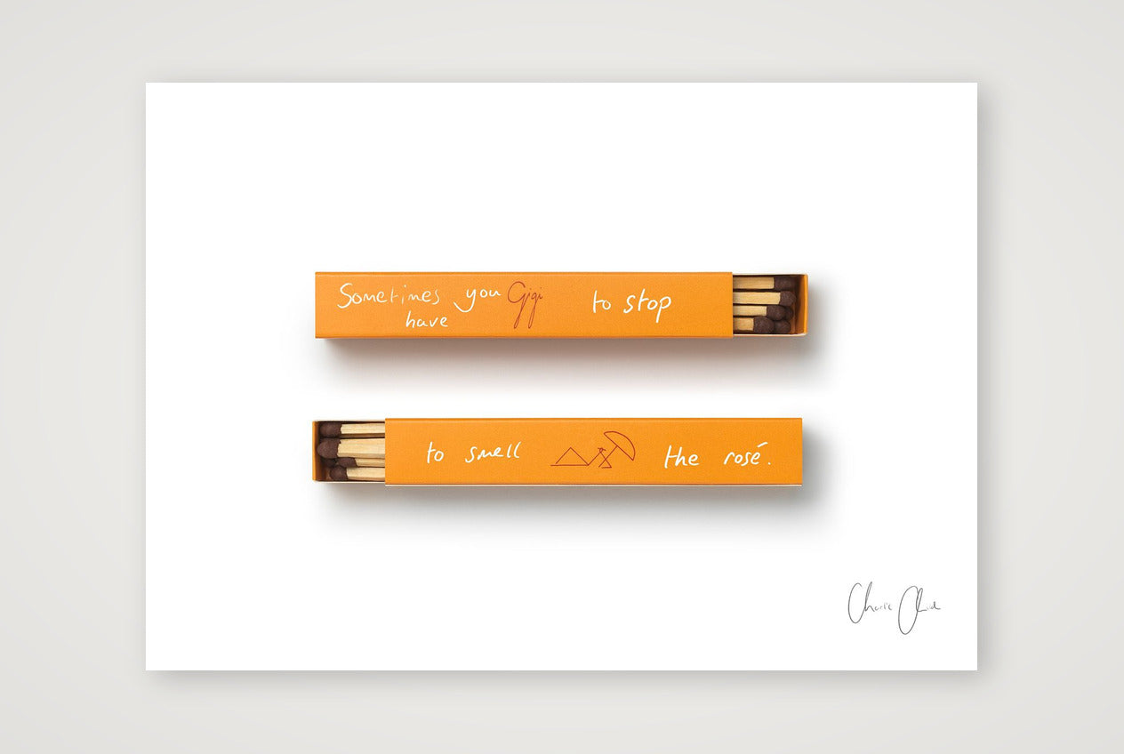 Matchboxes at Gigi — A3 (42×30cm, 17×12") Print only