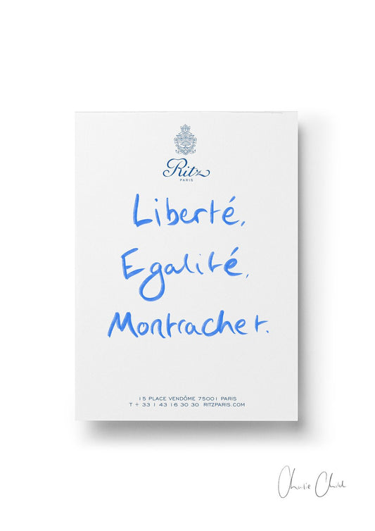 Notepad at Ritz Paris