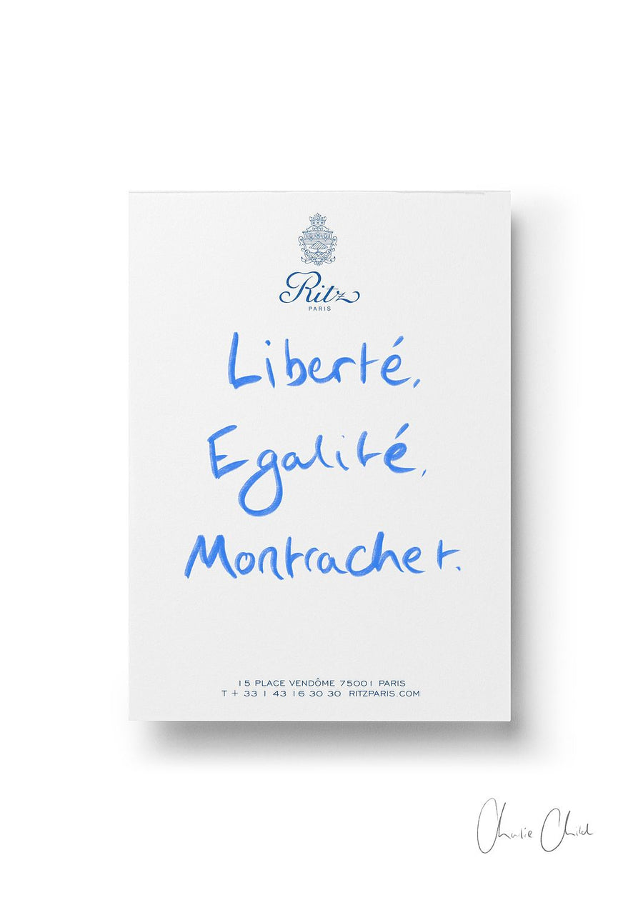 Notepad at Ritz Paris