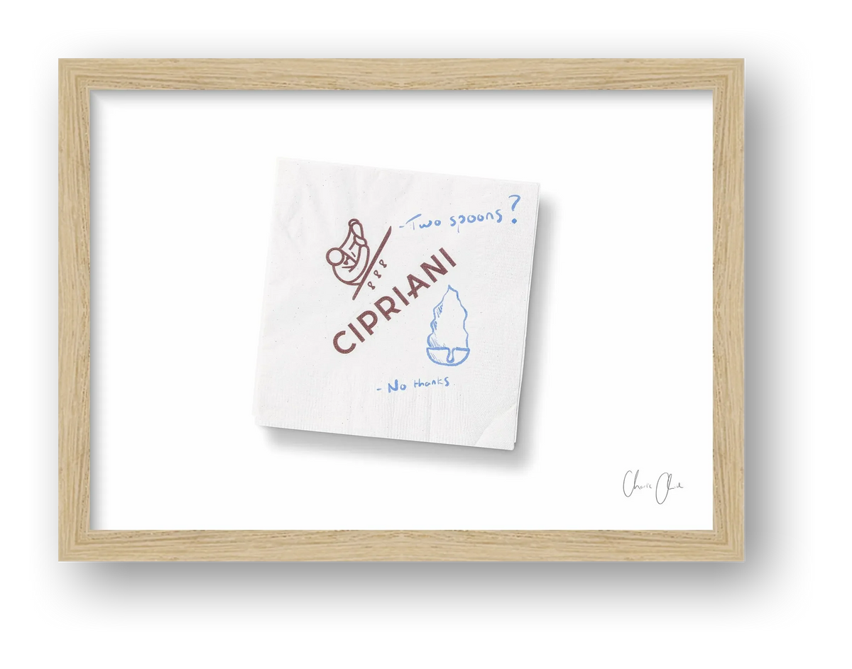 Cipriani illust  2 — framed
