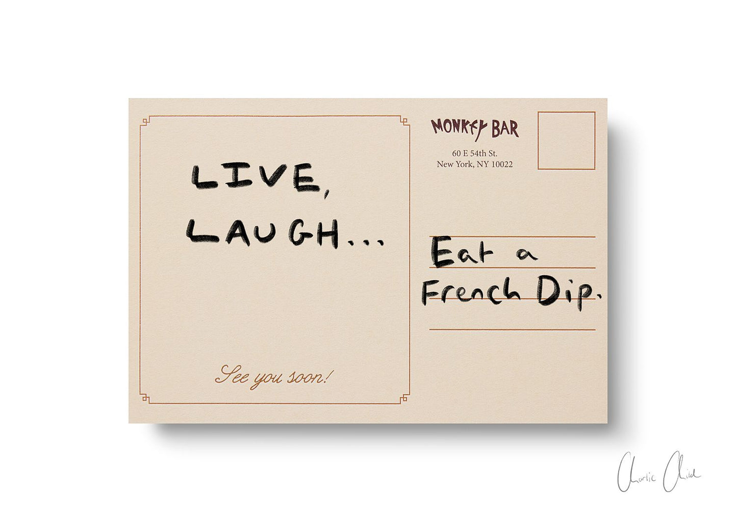 Card at Monkey Bar